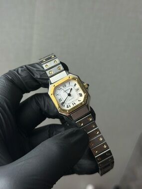 Vintage 1990s Cornavin Pentaflex Octagon Women’s Watch - Santos Homage